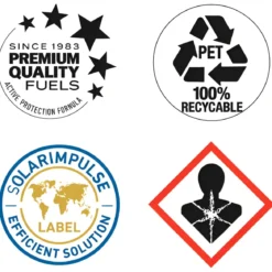 6 Taniche PET Riciclabile 10L Combustibile Liquido Paraffina per Stufe
