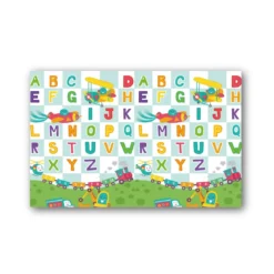 Tappeto per Bambini 150x120 Colorato Arrotolabile Antitrauma Antiscivolo Interno
