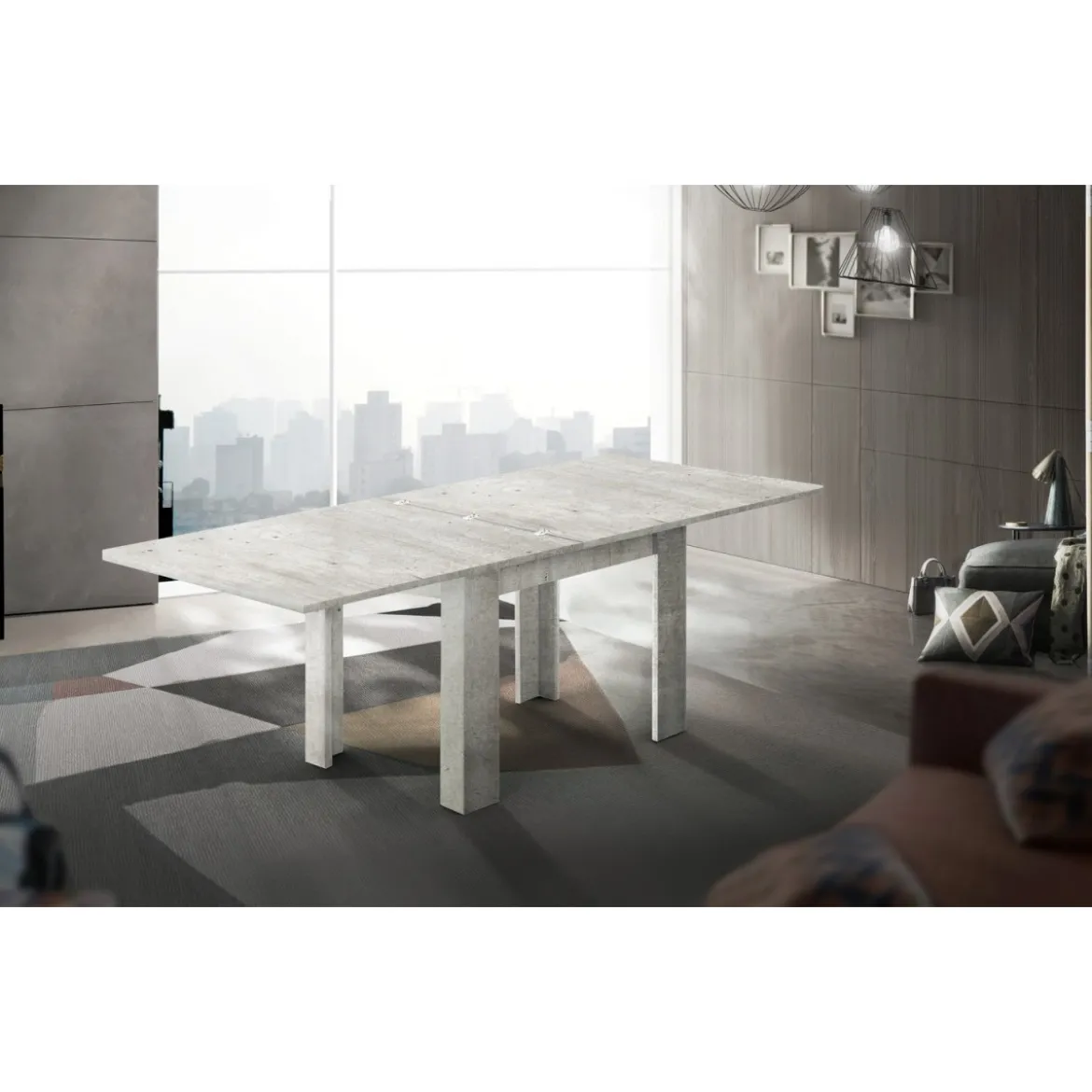 Tavolino Allungabile da 90 a 180 Tavolo Espandibile Apribile a Libro