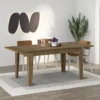 Tavolo Allungabile Pranzo Rettangolare 140-190x80 Noce Effetto Legno