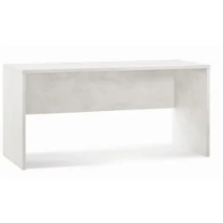 Tavolo Kit Scrivania 160 cm Bianco Moderna da Ufficio Cameretta Porta Pc