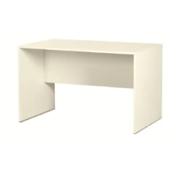 Tavolo Kit Scrivania 120 cm Bianca Piccola Moderna da Ufficio Cameretta Porta Pc