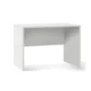 Tavolo Kit Scrivania 120 cm Ossido Bianco Piccola Moderna Ufficio Cameretta Pc