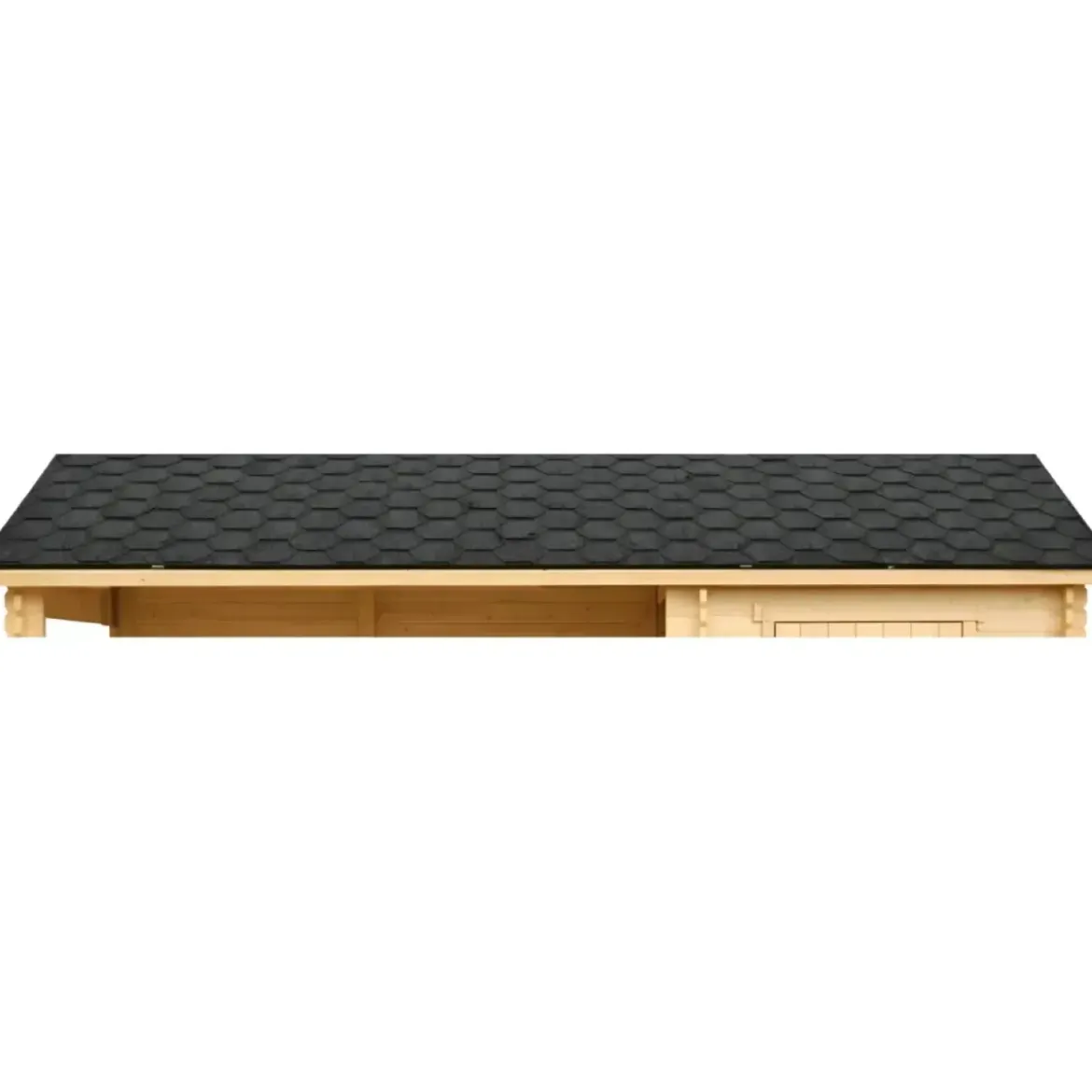 Tegole Bituminose Nero 12 m2 per Tetto Casetta 4x2 da Giardino
