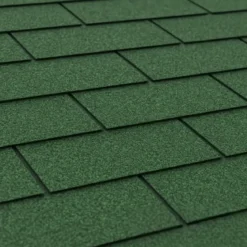 Tegole Bituminose Rettangolari Verde Copertura Casetta Giardino 4x3