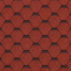 Tegole Bituminose Rosso Copertura Tetto Casetta da Giardino 100x32cm