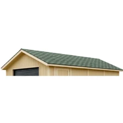 Tegole Bituminose Verde per Copertura Tetto Garage da Esterno 24 m2