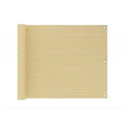 Telo Frangivista Beige per Balcone Resistente e Anti Strappo da Terrazzo