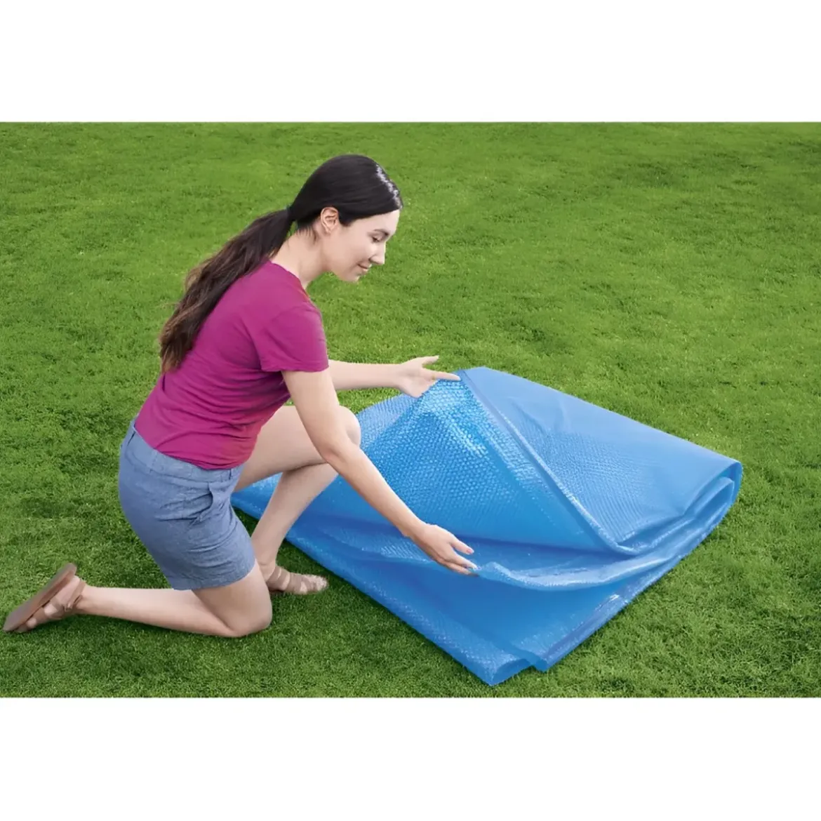 Telo Parasole per Piscina Rotonda Diametro 549cm