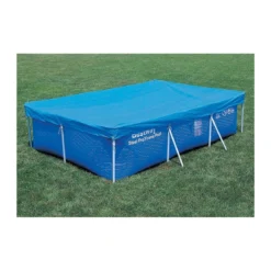 Telo per Piscina di Copertura 400x211 Frame Telaio Rettangolare Pvc Drenaggio