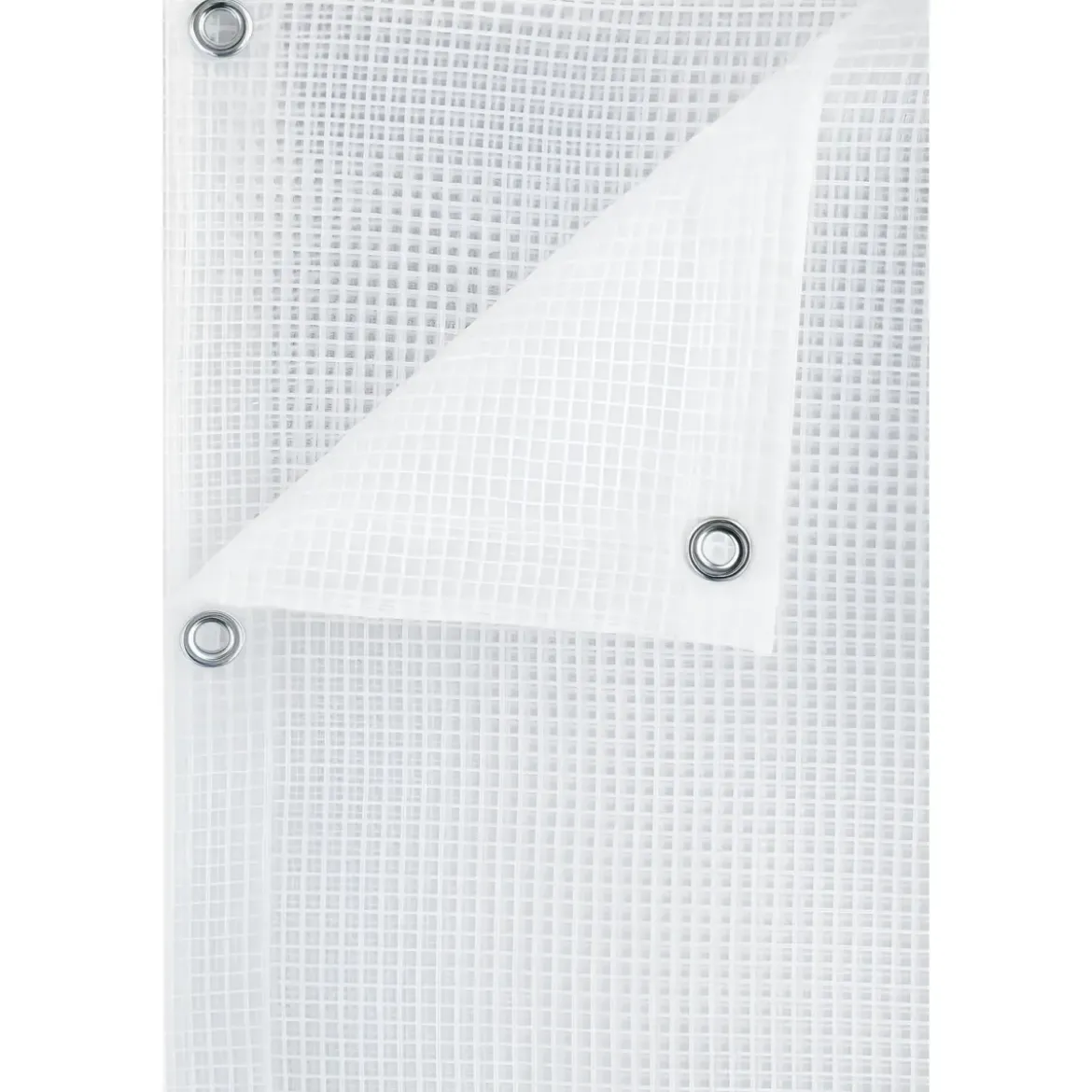 Telo Retinato Trasparente 350x150 cm Occhiellato PE Uso Esterno