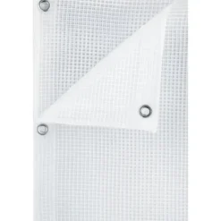 Telo Retinato Trasparente 350x400 cm Occhiellato PE Copertura Esterni
