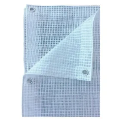 Telo Telone Occhiellato 500x300 cm Copertura Multiuso Bianco