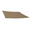 Tenda a Vela Quadrata 3x3 m Tortora Ombreggiante per Giardino e Terrazzo
