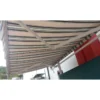 Tenda da Sole a Bracci Retrattili 250x200 Marrone con Rullo da Esterno Balcone