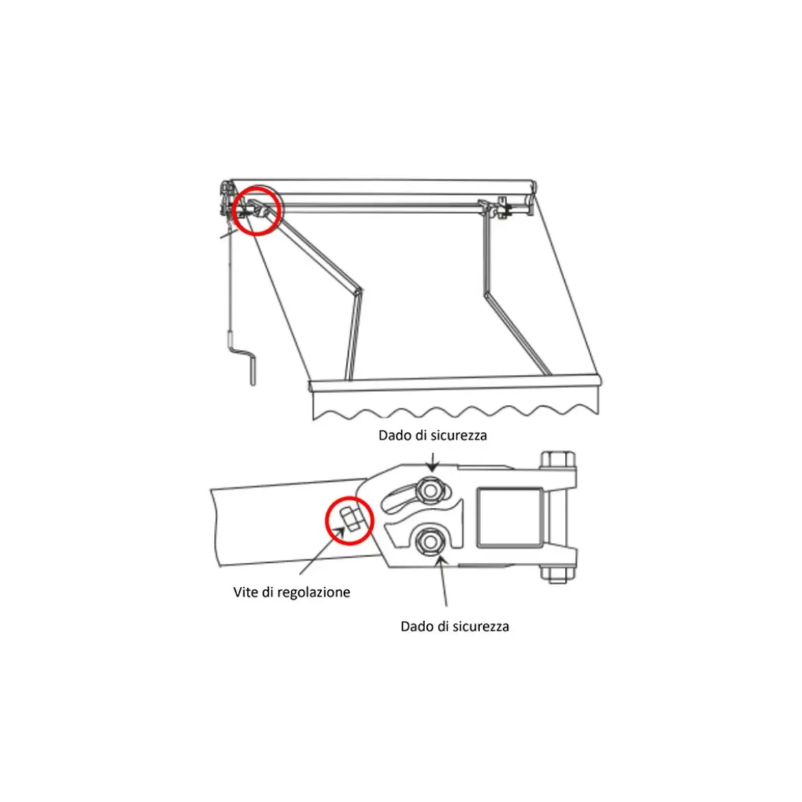 Tenda da Sole a Bracci Retrattili 250x200 Verde con Rullo per Esterno da Balcone