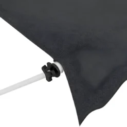 Tenda da Sole a Caduta Senza Viti 250x130 Altezza Regolabile Antracite