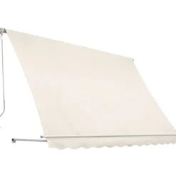 Tenda da Sole a Caduta 400x300 Beige con Bracci Senza Cassone