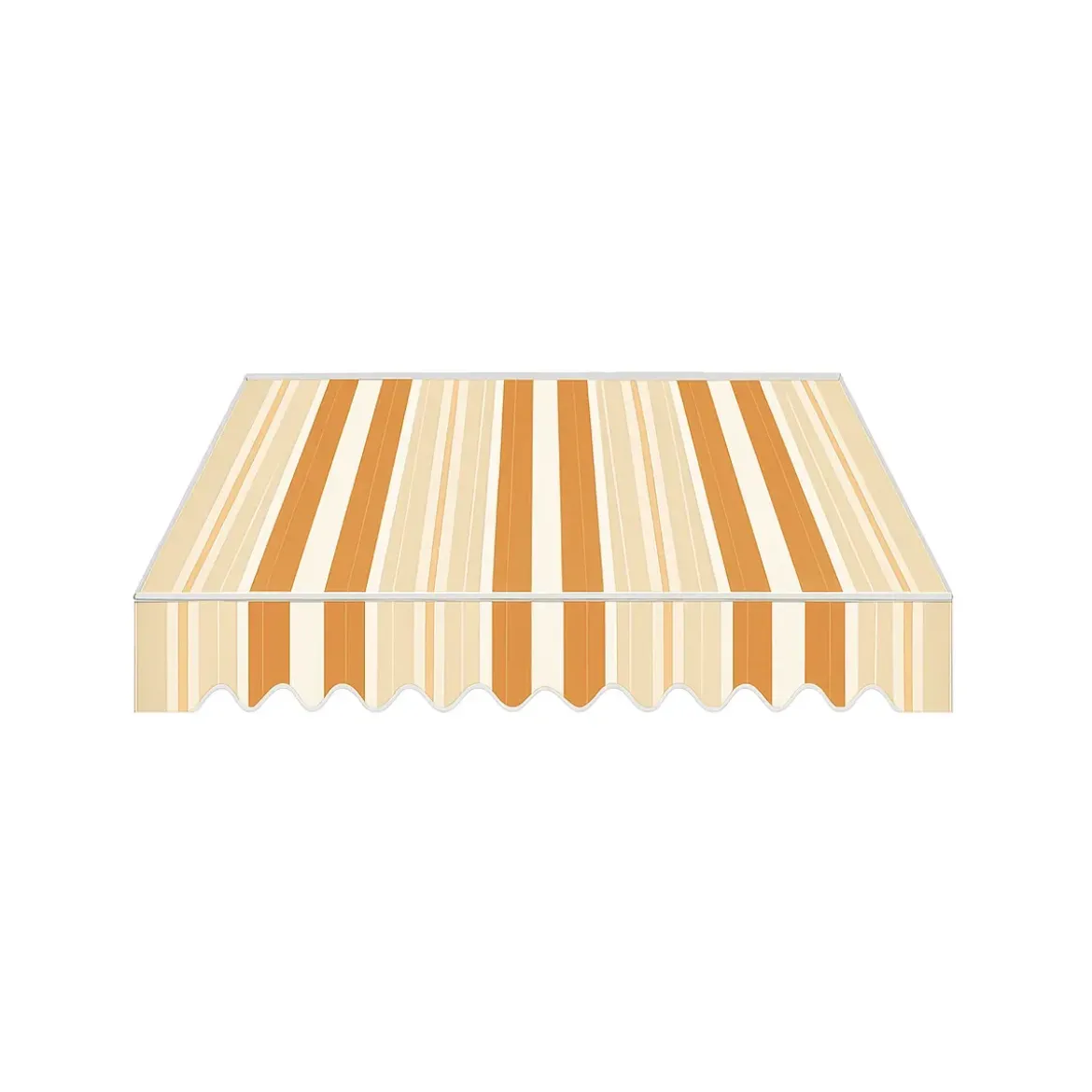 Tenda da Sole a Caduta 100x245 cm Alluminio e Poliestere Arancione
