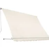 Tenda da Sole a Caduta 250x250 cm Beige Bracci Senza Cassone Esterno