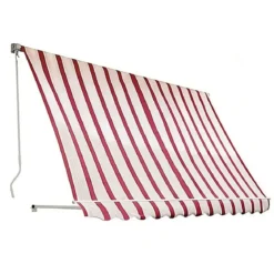 Tenda da Sole a Caduta 200x250 Riga Rossa con Bracci Senza Cassone