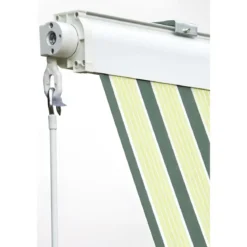 Tenda da Sole a Caduta 80x250 Riga Verde Cassonata con Bracci