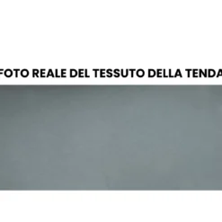 Tenda da Sole Avvolgibile a Barra Quadra 400x250 cm Antracite Esterno