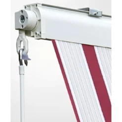 Tenda da Sole 250x250 Riga Rossa Cassonata a Caduta Bracci Balcone
