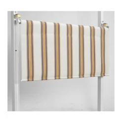 Tenda Parasole a Caduta Riga Beige 200x250 H da Soffitto Terrazzo Balcone Rullo