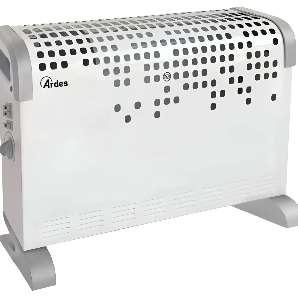 Termoconvettore Elettrico 1800W Ardes Ventilato Regolabile Bianco
