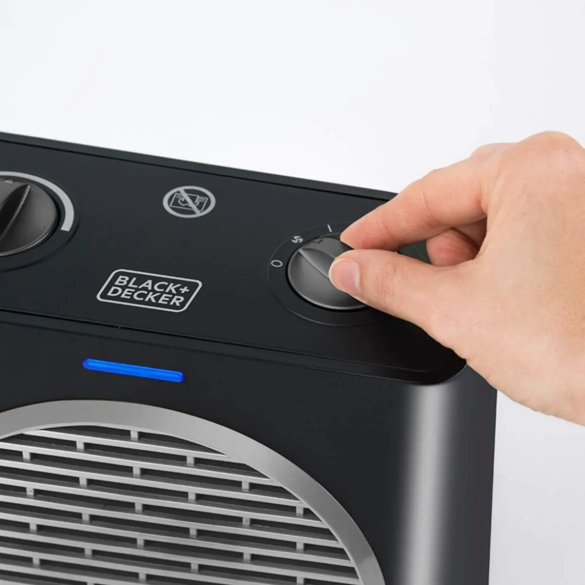 Termoventilatore Regolabile 2000W Stufa Black & Decker Basso Consumo