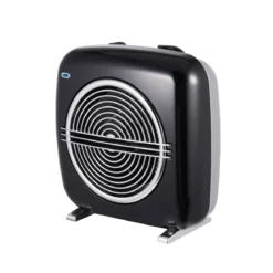 Termoventilatore Vintage Oscillante Stufa Elettrica Caldobagno 2000 W Mini Nero