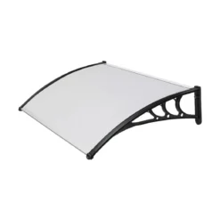 Tettoia Copertura 150x100 Pensilina Policarbonato Compatto Satinato Opalino