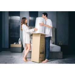 Topper Memory Foam Materasso Singolo 80x195 cm h5 Sfoderabile Aloe