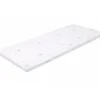 Topper Memory Foam Materasso Singolo 80x200 cm h5 Sfoderabile Aloe