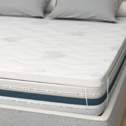 Topper Memory Foam Materasso alla Francese 140x200 h5 Sfoderabile Aloe