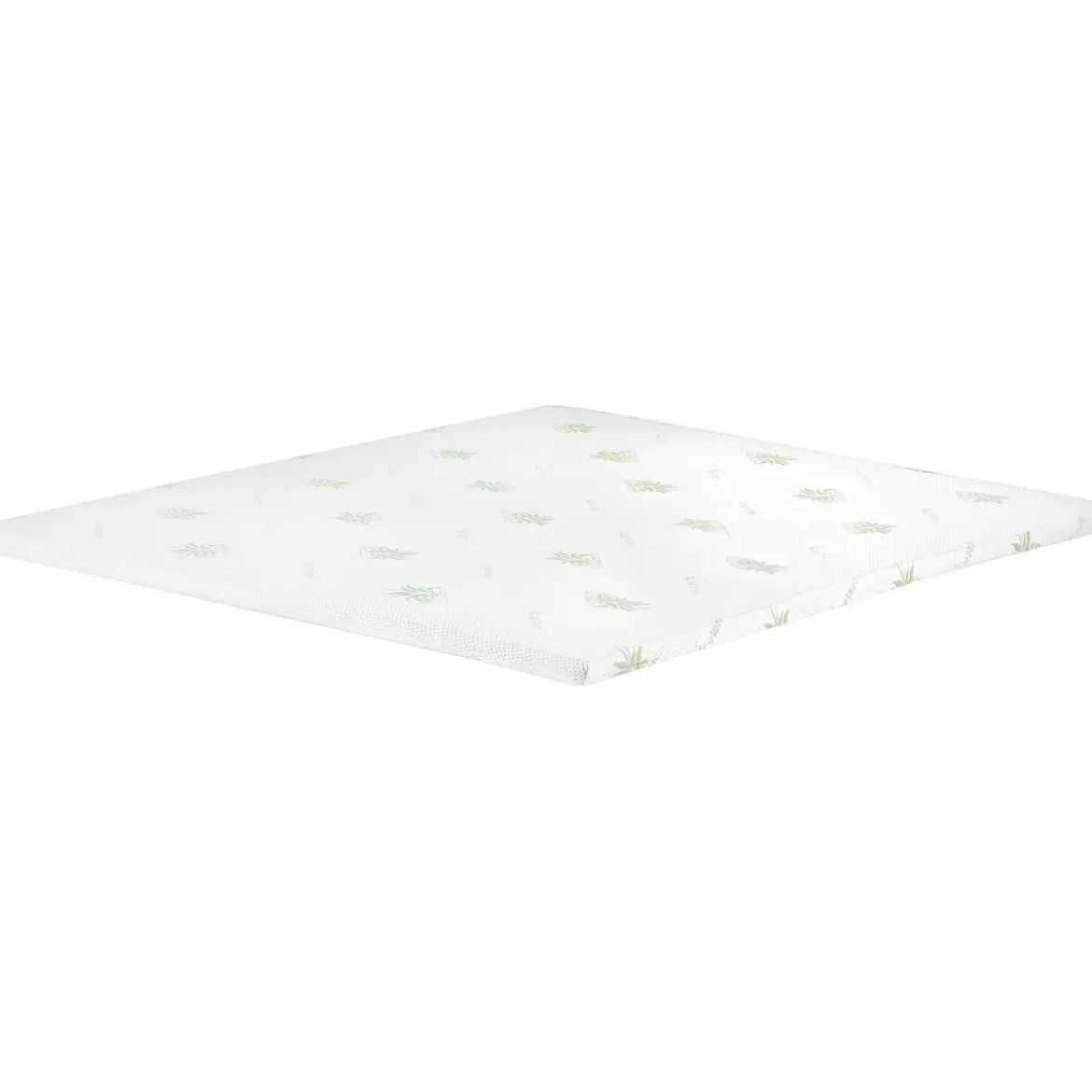 Topper Memory Foam Una Piazza e Mezza 120x190 cm h5 Sfoderabile Aloe