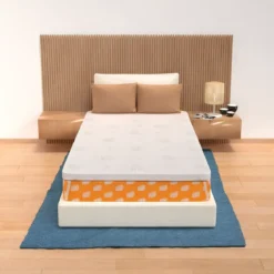 Topper Memory Foam Una Piazza e Mezza 120x195 cm h5 Sfoderabile Aloe