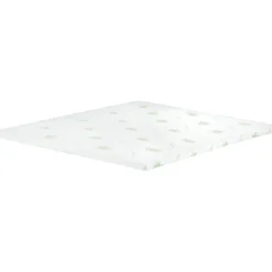 Topper Memory Foam Una Piazza e Mezza 120x195 cm h5 Sfoderabile Aloe