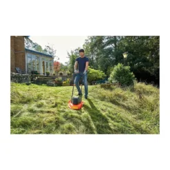 Tosaerba Elettrico a Cuscino Aria Giardino 1200 a Filo Black Decker Taglia Prato