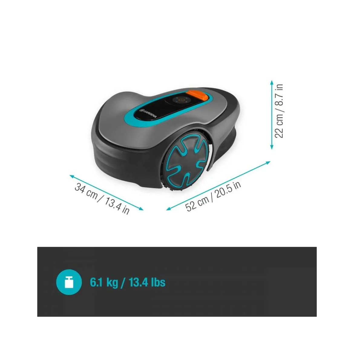 Tosaerba Robot da Giardino a Batteria 18V Gardena