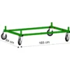 Trabattello Acciaio Zincato Ponteggio Botola Parapetto Lavoro h 547cm