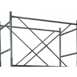 Trabattello Acciaio Zincato Ponteggio Botola Parapetto Lavoro h 547cm