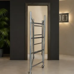 Trabattello Ferro Zincato Ponteggio Altezza Lavoro 370 cm Mezzopiano