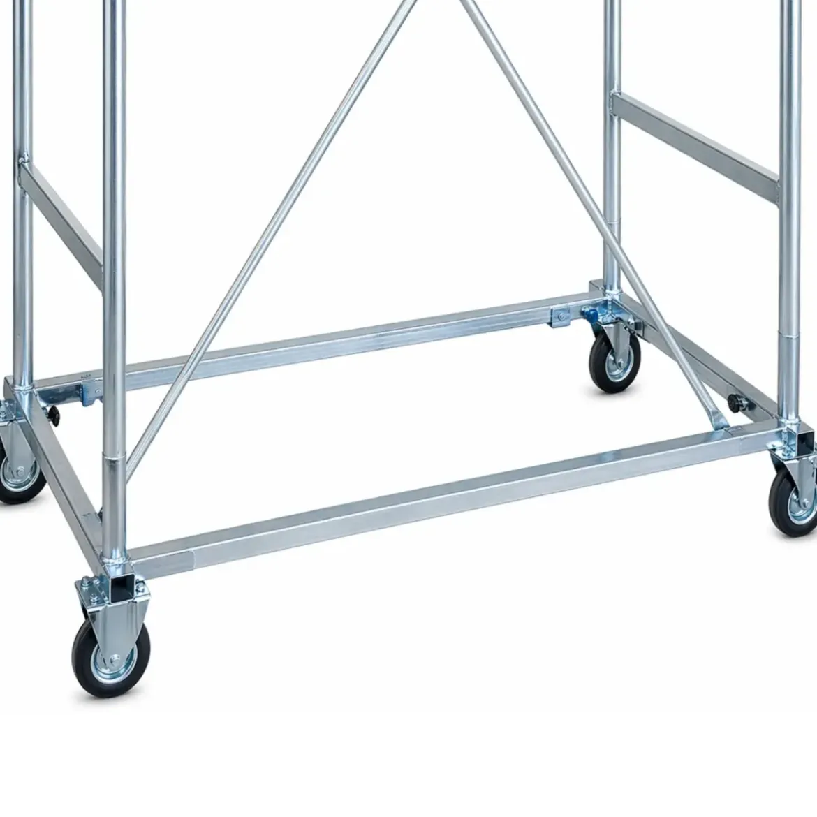 Trabattello Ponteggio Acciaio Piano Parapetto Stabilizzatori 820 cm
