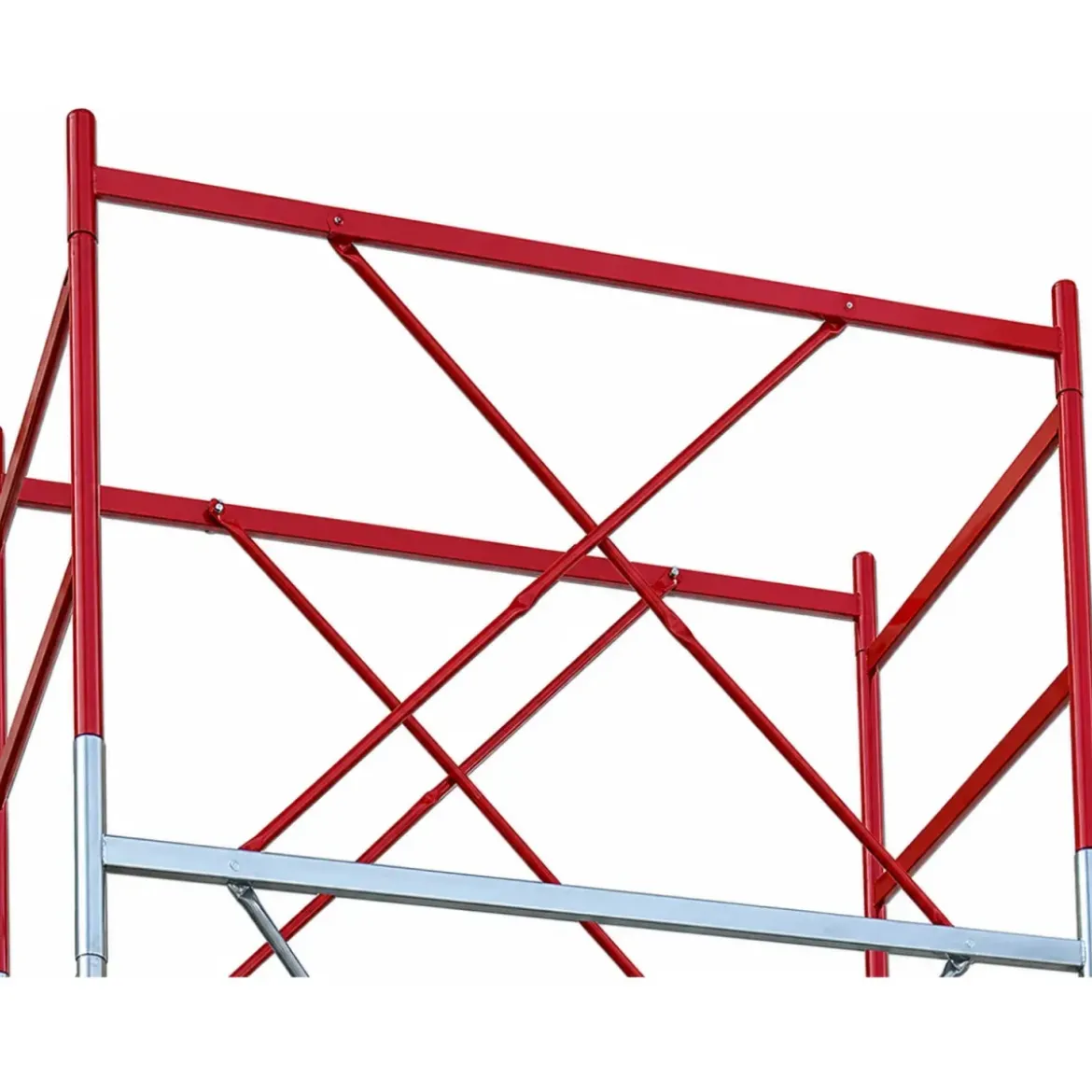Trabattello Ponteggio Professionale con Botola Parapetto Aste h830 cm