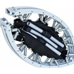Trampolino Pieghevole Portatile 101 cm Molle Bambini Adulti da Interno