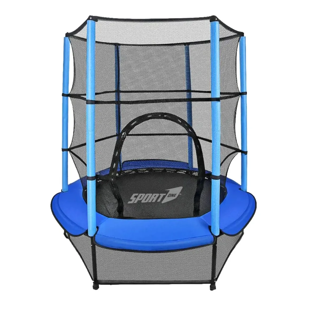 Trampolino Tappeto Elastico Diametro 140 cm per Bambini con Rete