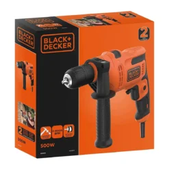 Trapano Avvitatore Black and Decker a Percussione Elettrico Compatto Punte Filo