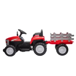 Trattore Elettrico 12V per Bambini con telecomando Rosso